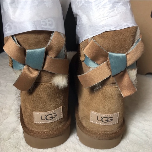 UGG Shoes - UGG Mini Bailey Bow II Shimmer W / 1102938